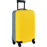 Nautica Luggage Ahoy 3 Piece Hardside Spinner Outer Shell Set, Yellow/Silver, One Size