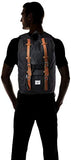 Herschel Little America Laptop Backpack, Black/Tan Synthetic Leather, Mid-Volume 17.0L