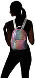 Betsey Johnson Rainbow Glitter Mini Backpack, mutli