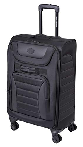 Harley-Davidson 27" Onyx Quilted Pullman Wheeled Luggage - Black 99226-BLK (27")