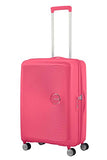 American Tourister Soundbox - Spinner Medium Expandable Suitcase, 67 cm, 81 liters, Pink (Hot Pink)