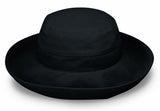 Wallaroo Hat Company Women’s Casual Traveler Sun Hat – UPF 50+, Adjustable, Ready for Adventure, Designed in Australia, Black