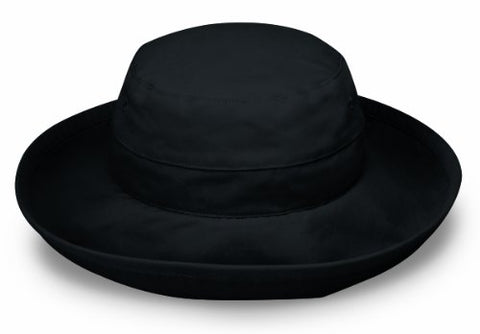 Wallaroo Hat Company Women’s Casual Traveler Sun Hat – UPF 50+, Adjustable, Ready for Adventure, Designed in Australia, Black