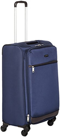 Amazonbasics Softside Spinner Luggage - 25-Inch, Navy Blue