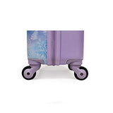 Disney Frozen II Anna Elsa Luggage Hard Side Tween Spinner Rolling Suitcase for Kids Carry-On Travel Trolley - 20 Inch