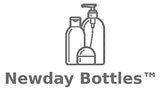 Newday Bottles, Empty Plastic Pump Bottles with Lotion Dispenser BPA-Free Made in USA (6 oz, Amber Brown, Pack of 6)