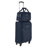 Cabin Max Copenhagen Business Hand Luggage Set - Trolley Suitcase 55x40x20cm and Stowaway Bag
