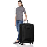 Amazonbasics Premium Expandable Softside Spinner Luggage With Tsa Lock- 29 Inch, Black