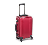 Zero Halliburton Classic Aluminum 2.0 Carry On Spinner Luggage (RED)
