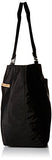 Baggallini Carryall Travel Tote Bag, Black/Sand, One Size