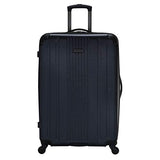 Kenneth Cole Reaction Gramercy Collection Lightweight Hardside 4-Wheel Spinner Luggage, Navy, 28-Inch Checked