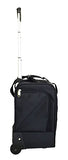Carryon Laptop Computer Bag Rolling Travel 2Wheel Overnight Makeup Luggage Case Black