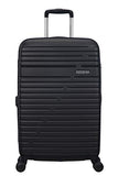 American Tourister Aero Racer Spinner 68 Expandable - 3,6 Kg Suitcase, cm, 75.5 liters, Black (Jet Black)