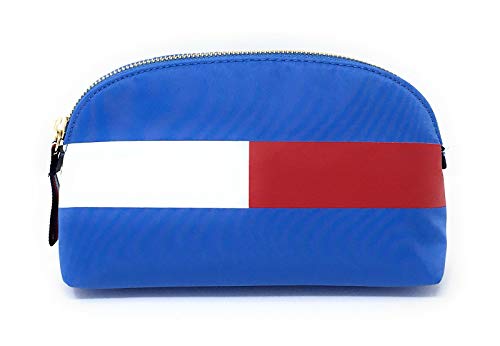 Tommy Hilfiger Large Travel Pouch Cosmetic Case (Blue)
