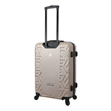 Mia Toro Italy Molded Art Maze Hard Side 28 Inch Spinner, Violet