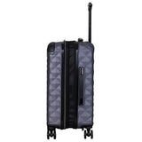 Kenneth Cole Reaction Diamond Tower Luggage Collection Lightweight Hardside Expandable 8-Wheel Spinner Travel Suitcase, Smokey Purple, 20-Inch Carry On