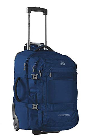Granite Gear Cross Trek 2 Wheeled Carry-On with 28L Removeable Backpack - Midnight Blue/Flint 22"
