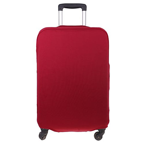 Monkeyjack Holiday Spandex Luggage Cover Suitcase Protector For S 18-21'' Case - Wine Red