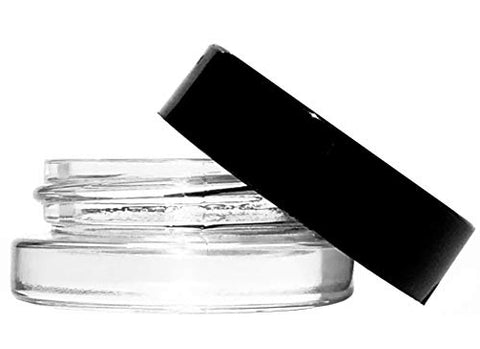 Concentrate containers 7 ml glass jar 100 pack Low Profile wax weed oil rosin dab jar