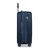 Briggs & Riley Sympatico-Hardside CX Expandable Medium Checked Spinner Luggage, Matte Navy, 27-Inch