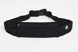Mind and Body Experts Orion Travel Belt - Hands-Free Way to Carry Your Phone, Money, Passport - Waist Pack for Hiking, Traveling, Running, Walking - Adjustable Water Resistant Fanny Pack (Black)