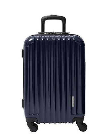 Aer de Aer Premium Carry On Luggage Spinner - Super Light Weight, Maximum Capacity - The Carry On, Re-Imagined, Navy