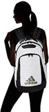 adidas Unisex 5-Star Team Backpack, White/Black, ONE SIZE