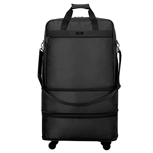 Collapsible Suitcase With Wheels Hanke Expandable Rolling Duffel