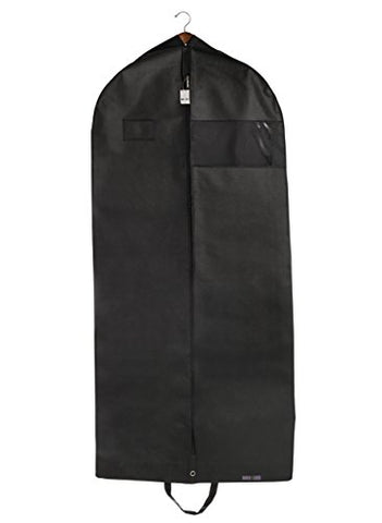 Bags For Less Premuim Quality Black Garment Travel And Storage Breathable Bag 26” X 60" X 5” With