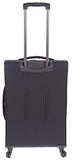 Renwick 24 Inch Softside Lightweight Luggage Spinner Suitcase Black