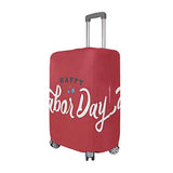 Suitcase Cover Suitcase Happy Labor Day Luggage Cover Travel Case Bag Protector for Kid Girls