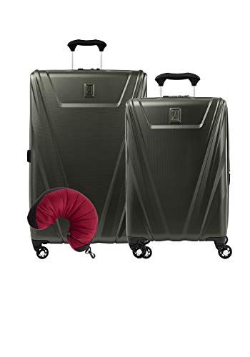 Travelpro Maxlite 5 Hardside 3-Pc Set: Exp. C/O And 29-Inch Spinner With Travel Pillow (Slate