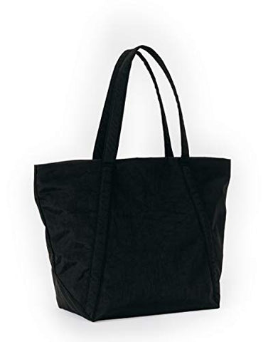 BAGGU Cloud Bag, Lightweight Zippered Easy Bag for Daily Toting, Black (2018)