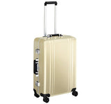 Zero Halliburton Classic Polycarbonate 24 Inch 4 Wheel Spinner Travel Case, Polished Gold, One Size