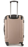 Travelcross Chicago Luggage 3 Piece Lightweight Spinner Set - Champagne