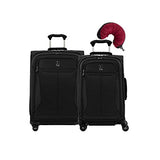 Travelpro Tourlite 2-Piece Set: 21, 25-Inch Spinners And Travel Pillow (Black)