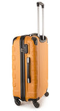 Travelcross Chicago Luggage 3 Piece Lightweight Spinner Set (Orange)