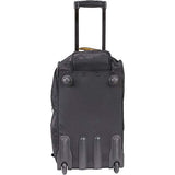 A.Saks Expandable 20in. Nylon Wheeled Duffel in Black