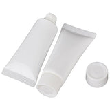 BQLZR 5ml White Soft Plastic Empty Tube Makeup Cosmetic Cream Lotion Containers Pack of 10