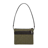 Pacsafe Men's Metrosafe X Anti Theft Crossbody Pouch, Tweed Green, 2.5L