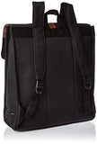 Herschel City Backpack, Black/Tan Synthetic Leather, Mid-Volume 14.0L