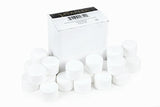 Vivaplex, 24, White, 2 oz Cosmetic Jars, with Liners and Dome Lids