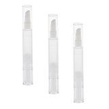 Baoblaze 3pcs 5ml Empty Premium Twist Pen Cosmetic Container Lip Gloss Eyelash Cream Liquid Tube