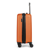 Swiss Mobility - LGA Collection - 3 piece luggage set, Lightweight and resistant hardside equipped with double 360 degree spinner wheels - Made of ABS material - Orange