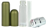 Essential Oil Blank Nasal Inhaler - Refillable Metal Aluminum Inhaler - 5 Gorgeous Colors
