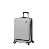 Mia Toro Profondito Hardside Spinner Luggage 20'' Carry-on, White