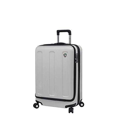 Mia Toro Profondito Hardside Spinner Luggage 20'' Carry-on, White