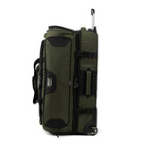 Travelpro Bold 30" Duffle Bag With Drop Bottom, Lightweight, Rugged Rolling Duffel, Olive/Black,