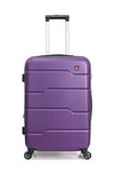 DUKAP Rodez Lightweight Hardside Spinner Luggage 20'' inch - Purple