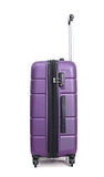 DUKAP Rodez Lightweight Hardside Spinner Luggage 20'' inch - Purple